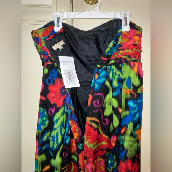 Shoshanna 2 Strapless Silk Flora Print W Mini Dress - Picture 3 of 4